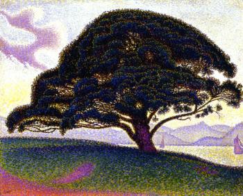 (image for) Paul Signac paintings artwork, The Bonaventure Pine - Click Image to Close